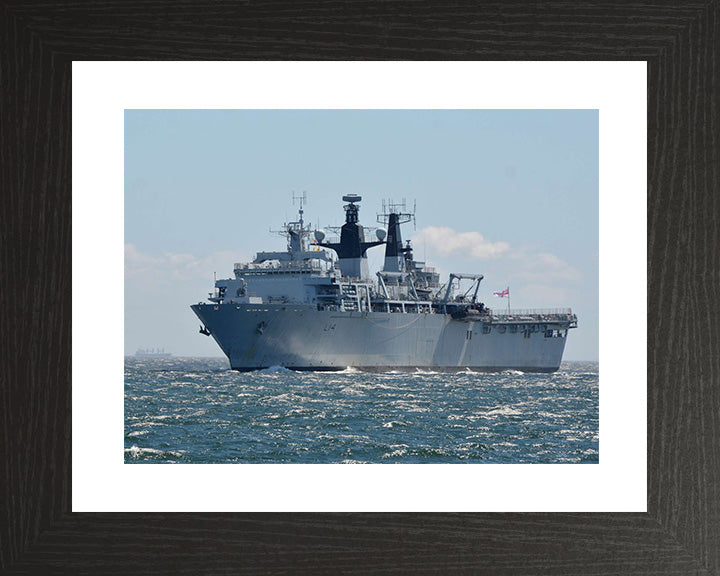 HMS Albion L14 Royal Navy Albion Class amphibious ship Photo Print or Framed Print - Hampshire Prints