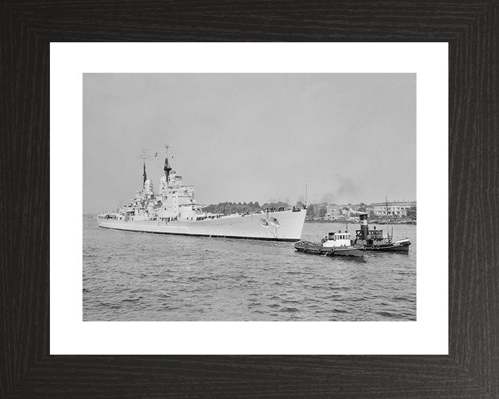 HMS Vanguard (23) Royal Navy fast battleship Photo Print or Framed Print - Hampshire Prints