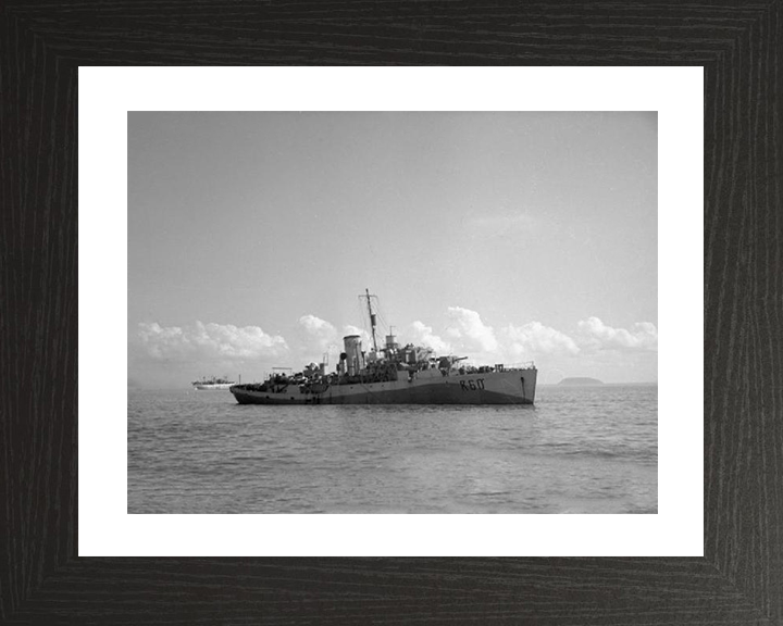 HMS Lavender K60 Royal Navy Flower class corvette Photo Print or Framed Print - Hampshire Prints