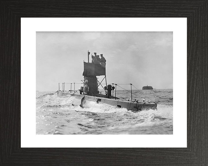 HMS B6 Royal Navy B class submarine Photo Print or Framed Print - Hampshire Prints