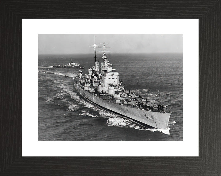 HMS Vanguard (23) Royal Navy fast battleship Photo Print or Framed Print - Hampshire Prints