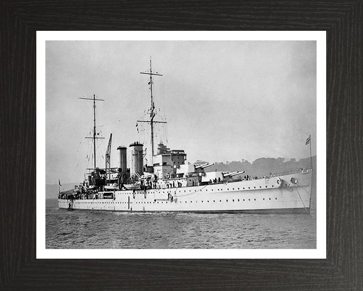 HMS Exeter (68) Royal Navy York Class heavy cruiser Photo Print or Framed Print - Hampshire Prints