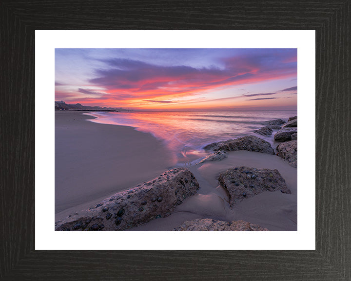 Branksome Chine Dorset at sunset Photo Print - Canvas - Framed Photo Print - Hampshire Prints