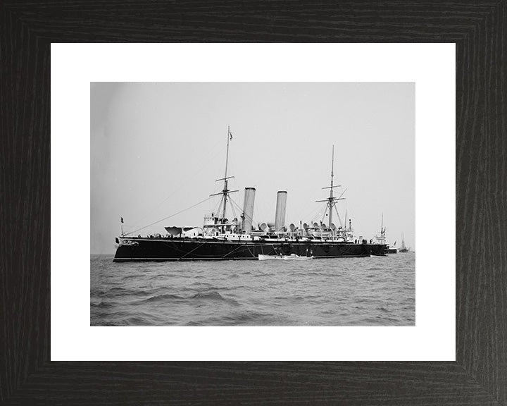HMS Blake (1889) Royal Navy Blake class protected cruiser Photo Print or Framed Photo Print - Hampshire Prints