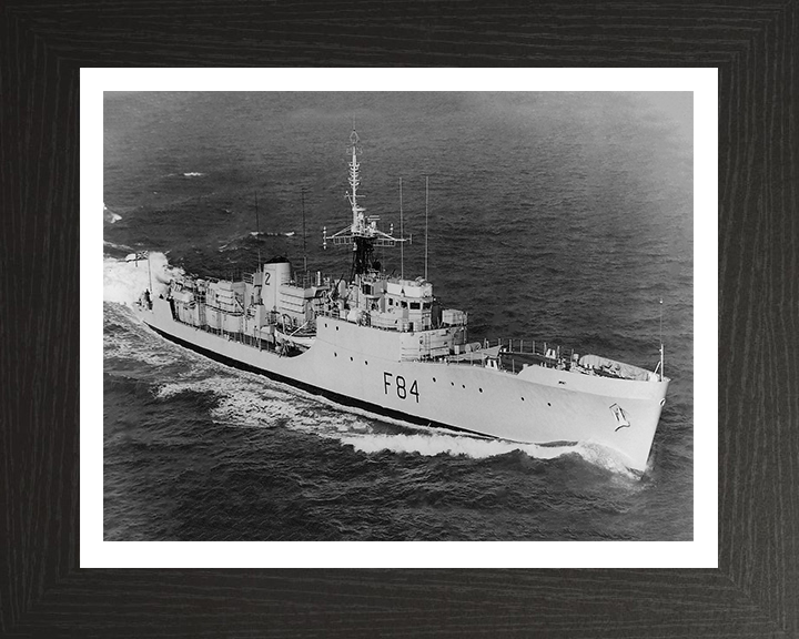 HMS Exmouth F84 Royal Navy Blackwood class frigate Photo Print or Framed Print - Hampshire Prints