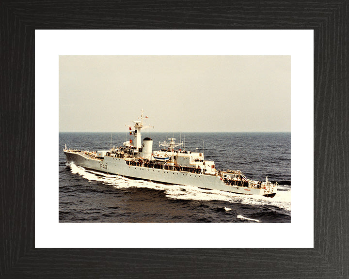 HMS Torquay F43 Royal Navy Whitby class frigate Photo Print or Framed Print - Hampshire Prints