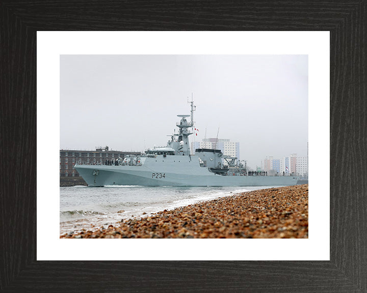 HMS Spey P234 Royal Navy River class patrol vessel Photo Print or Framed Print - Hampshire Prints