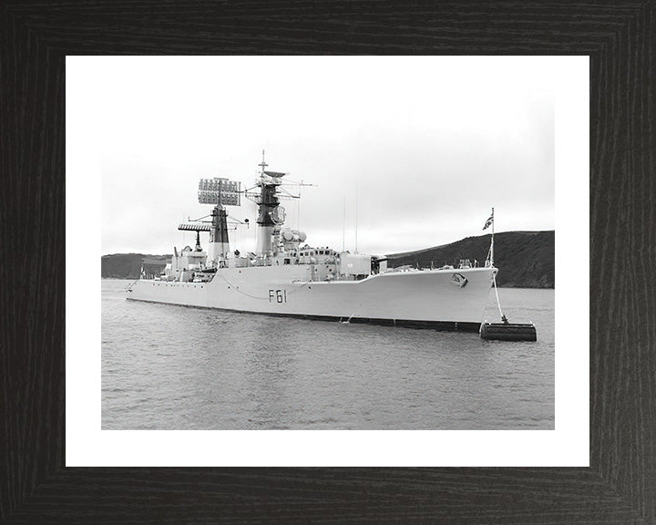 HMS Llandaff F61 Royal Navy Salisbury class Frigate Photo Print or Framed Print - Hampshire Prints