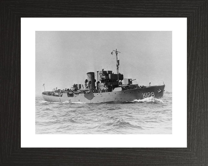HMS Samphire K128 Royal Navy Flower class corvette Photo Print or Framed Print - Hampshire Prints
