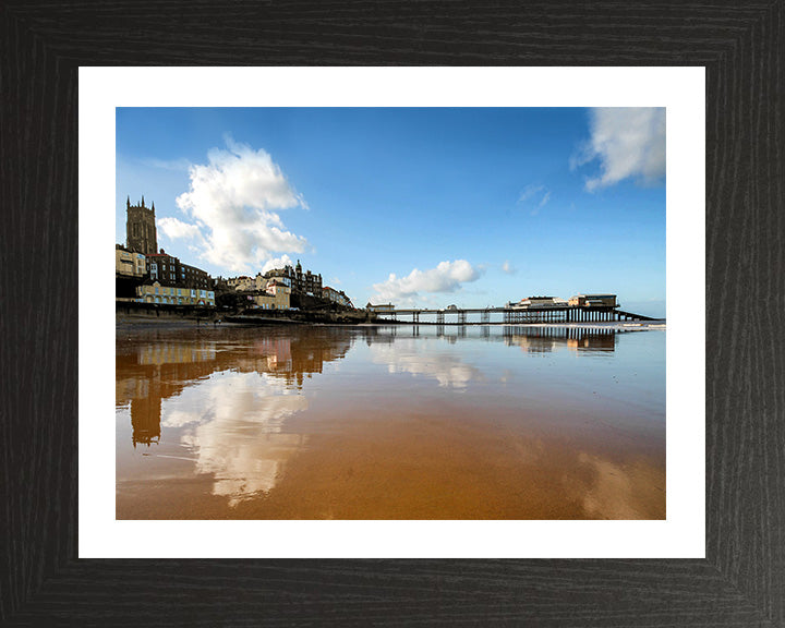 Cromer Pier beach reflections Norfolk Photo Print - Canvas - Framed Photo Print - Hampshire Prints