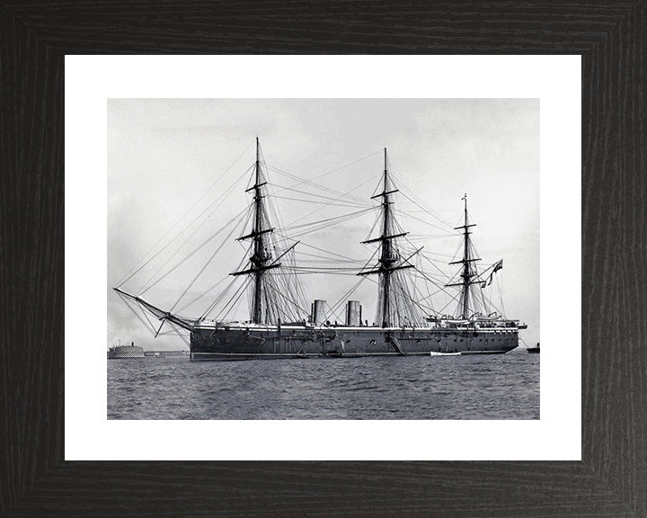 HMS Raleigh 1873 | Photo Print | Framed Print | Poster | Unarmed frigate | Royal Navy Hampshire Prints