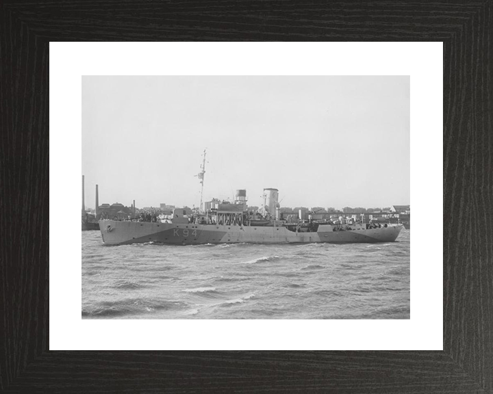HMS Columbine K94 Royal Navy Flower class corvette Photo Print or Framed Print - Hampshire Prints