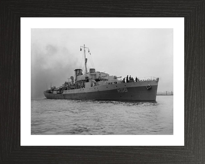 HMS Asphodel K56 Royal Navy Flower class corvette Photo Print or Framed Print - Hampshire Prints