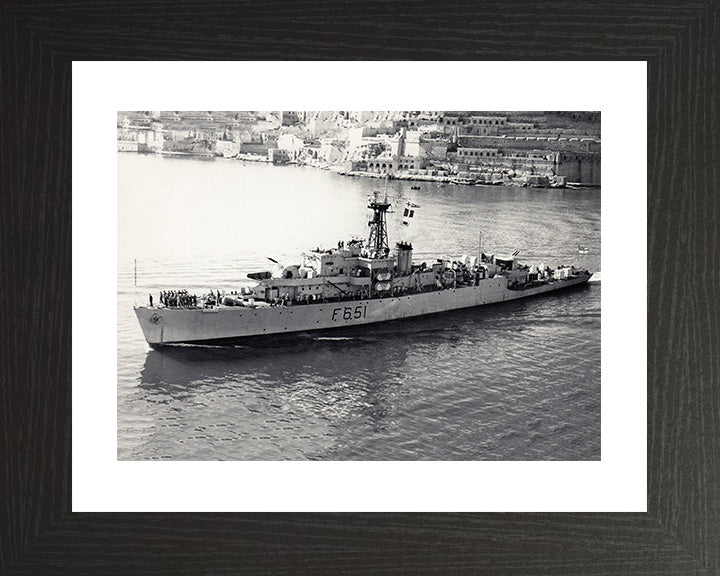 HMS Veryan Bay K651 Royal Navy Bay Class Frigate Photo Print or Framed Print - Hampshire Prints