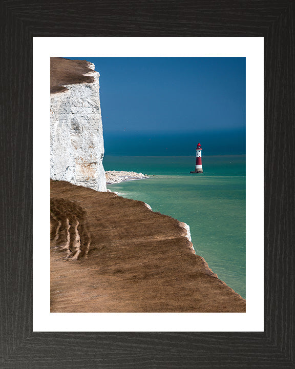 Beachy Head cliffs and lighthouse East Sussex Photo Print - Canvas - Framed Photo Print - Hampshire Prints