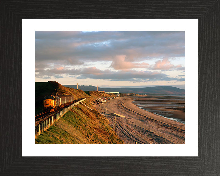 Braystones Beach Cumbria at sunset Photo Print - Canvas - Framed Photo Print - Hampshire Prints