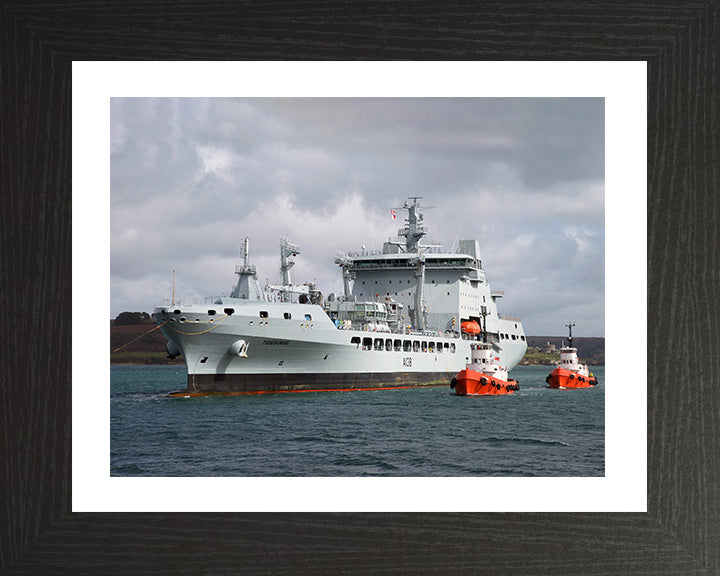 RFA Tidesurge A138 | Photo Print | Framed Print | Tide class | Tanker | Royal Fleet Auxiliary Hampshire Prints 10 x 8 Black Frame Yes