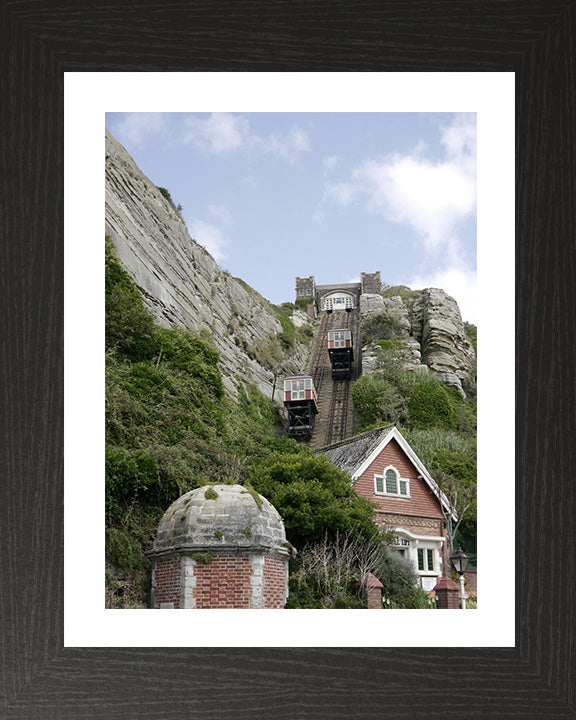 East Hill Cliff Railway East Sussex Photo Print - Canvas - Framed Photo Print - Hampshire Prints