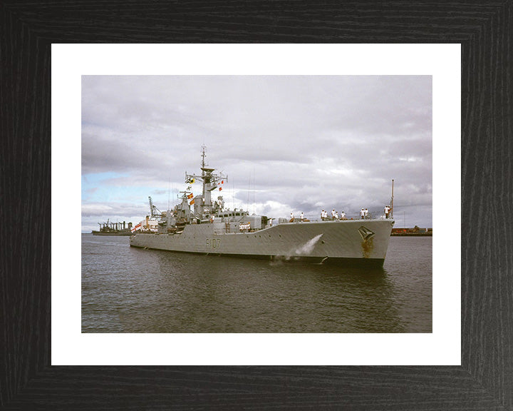 HMS Rothesay F107 Royal Navy Rothesay Class Frigate Photo Print or Framed Print - Hampshire Prints