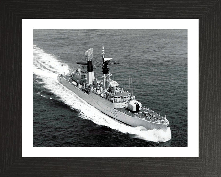 HMS Lincoln F99 Royal Navy Salisbury class frigate Photo Print or Framed Print - Hampshire Prints