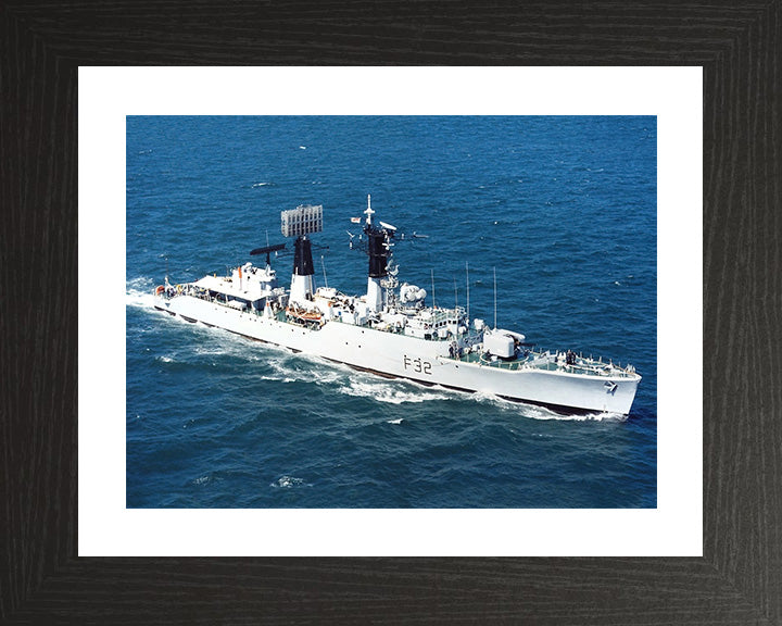 HMS Salisbury F32 Royal Navy Salisbury class Frigate Photo Print or Framed Print - Hampshire Prints