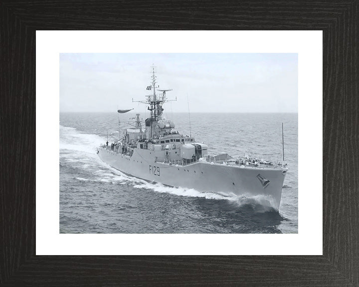 HMS Rhyl F129 | Photo Print | Framed Print | Poster | Rothesay Class | Frigate | Royal Navy Hampshire Prints