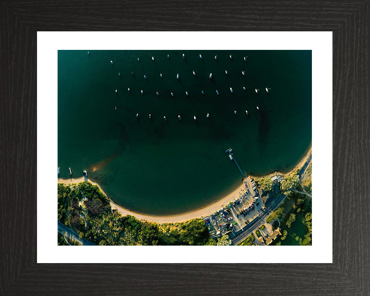 A harbour on the Dorset coast from above Photo Print - Canvas - Framed Photo Print - Hampshire Prints