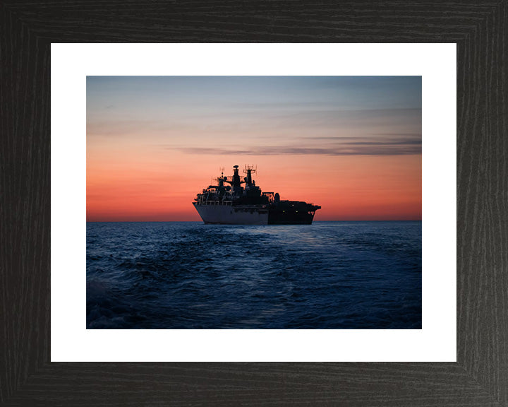 HMS Albion L14 Royal Navy Albion Class amphibious ship Photo Print or Framed Print - Hampshire Prints