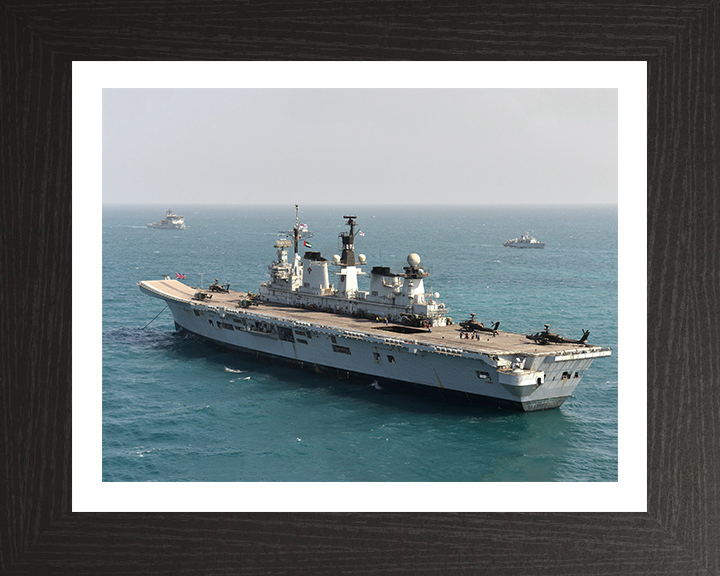 HMS Illustrious R06 | Photo Print | Framed Print | Invincible Class | Aircraft Carrier | Royal Navy Hampshire Prints
