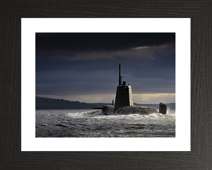 HMS Ambush S120 Royal Navy Astute class Submarine Photo Print or Framed Print - Hampshire Prints