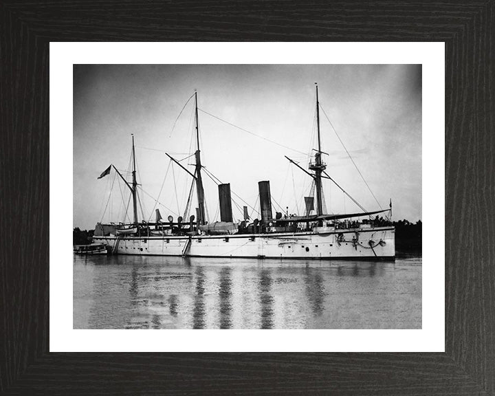 HMS Mercury (1878) | Photo Print | Framed Print | Poster | Iris Class | Cruiser | Royal Navy Hampshire Prints