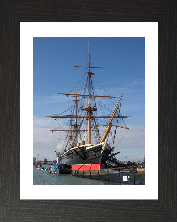 HMS Warrior 1860 | Photo Print | Framed Print | Poster | Steam-powered Armoured Frigate | Royal Navy Hampshire Prints