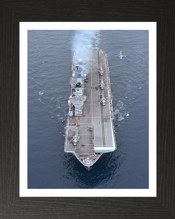 HMS Illustrious R06 Royal Navy Invincible class Aircraft Carrier Photo Print or Framed Print - Hampshire Prints