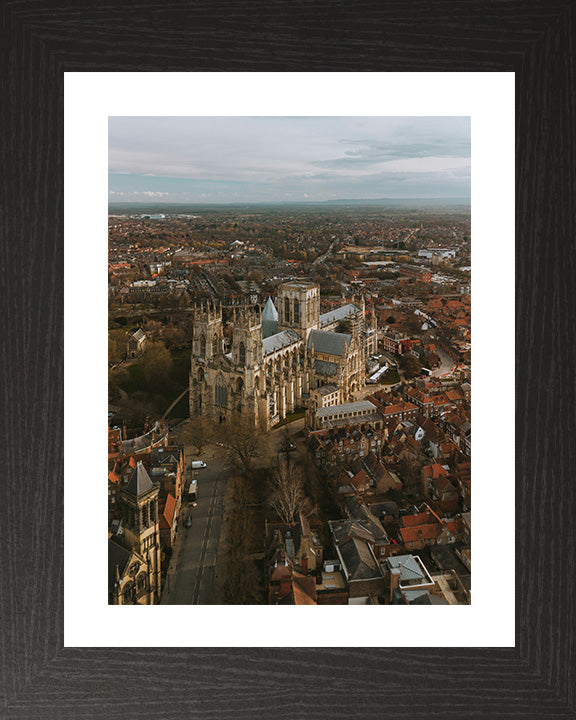 York Minster Yorkshire From above Photo Print - Canvas - Framed Photo Print - Hampshire Prints