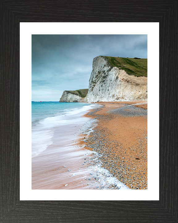 Lulworth Cliffs Dorset in summer Photo Print - Canvas - Framed Photo Print - Hampshire Prints