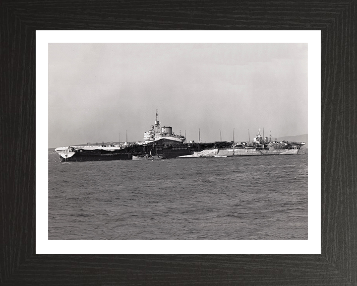 HMS Formidable 67 Royal Navy Illustrious class Aircraft Carrier Photo Print or Framed Print - Hampshire Prints