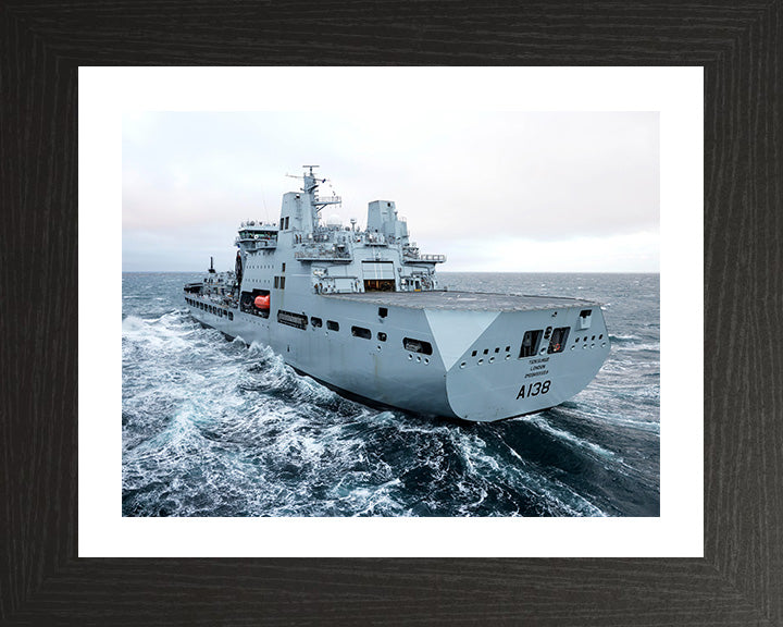 RFA Tidesurge A138 | Photo Print | Framed Print | Tide class | Tanker | Royal Fleet Auxiliary Hampshire Prints 10 x 8 Black Frame Yes