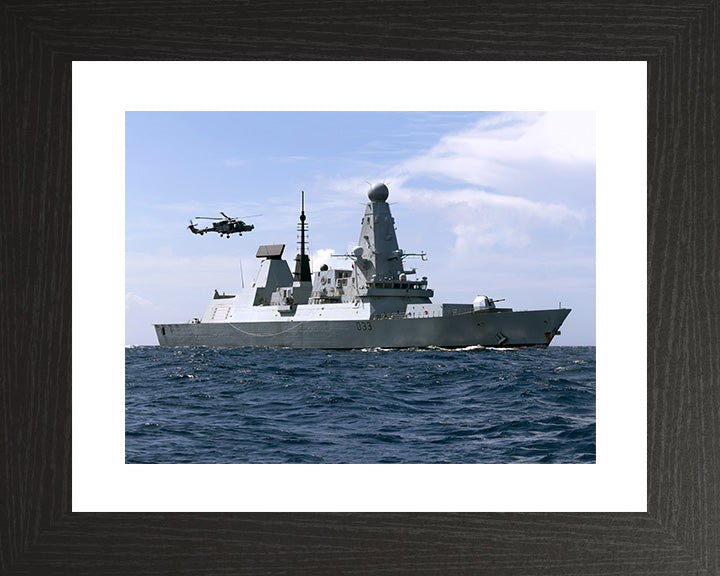 HMS Dauntless D33 Royal Navy Type 45 destroyer Photo Print or Framed Print - Hampshire Prints