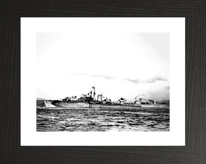 HMS Urania R05 (F08) | Photo Print | Framed Print | U Class | Destroyer | Royal Navy Hampshire Prints