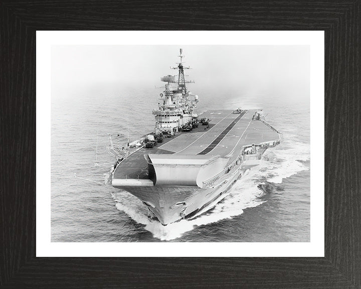 HMS Hermes R12 Royal Navy Centaur class Aircraft carrier Photo Print or Framed Print - Hampshire Prints