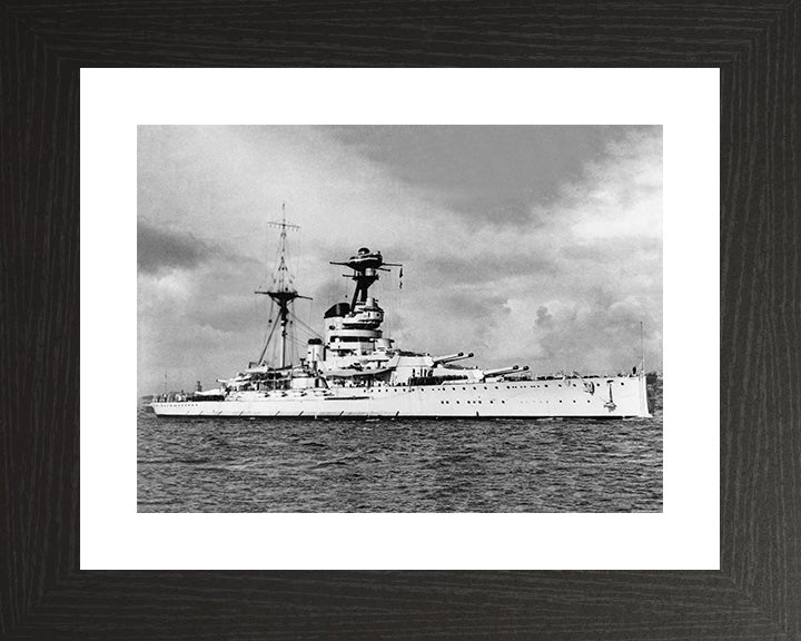 HMS Resolution (09) Royal Navy Revenge class battleship Photo Print or Framed Print - Hampshire Prints