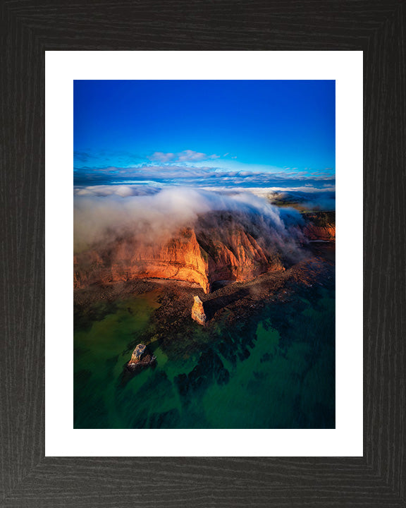 High Peak Sidmouth Devon Photo Print - Canvas - Framed Photo Print - Hampshire Prints