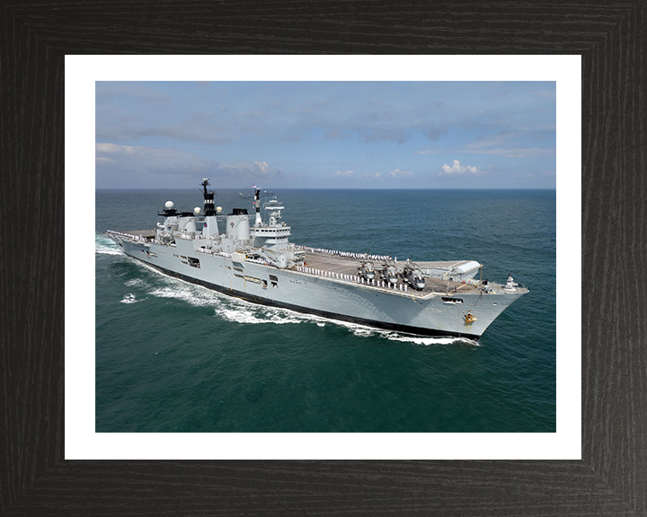 HMS Illustrious R06 Royal Navy Invincible class Aircraft Carrier Photo Print or Framed Print - Hampshire Prints