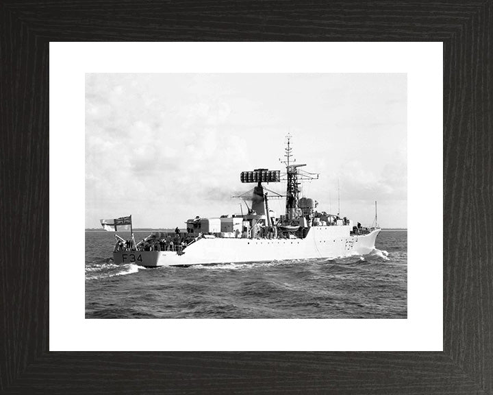 HMS Puma F34 Royal Navy Leopard class Frigate Photo Print or Framed Print - Hampshire Prints