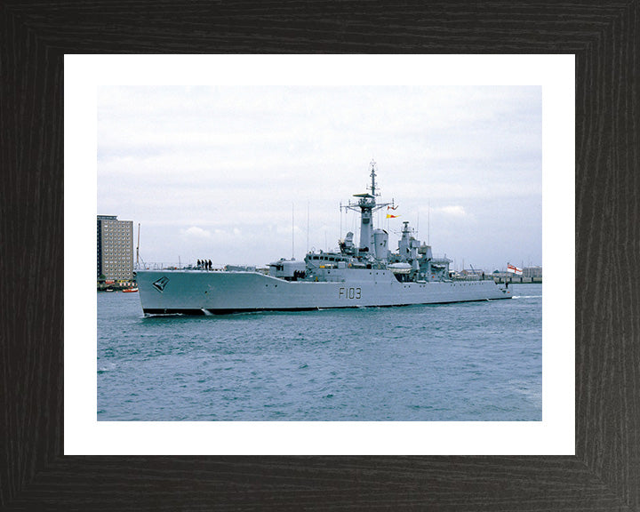 HMS Lowestoft F103 | Photo Print | Framed Print | Rothesay Class | Frigate | Royal Navy Hampshire Prints