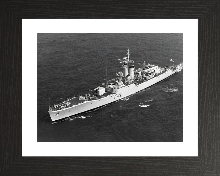 HMS Torquay F43 Royal Navy Whitby class frigate Photo Print or Framed Print - Hampshire Prints