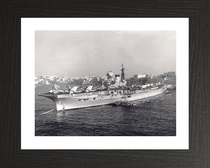 HMS Victorious R38 Royal Navy Illustrious class Aircraft Carrier Photo Print or Framed Print - Hampshire Prints