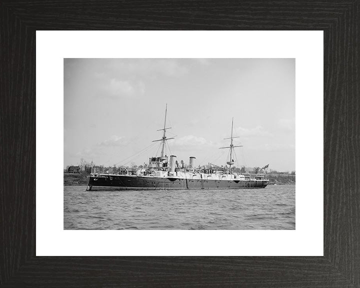 HMS Australia (1886) Royal Navy Orlando class armoured cruiser Photo Print or Framed Photo Print - Hampshire Prints