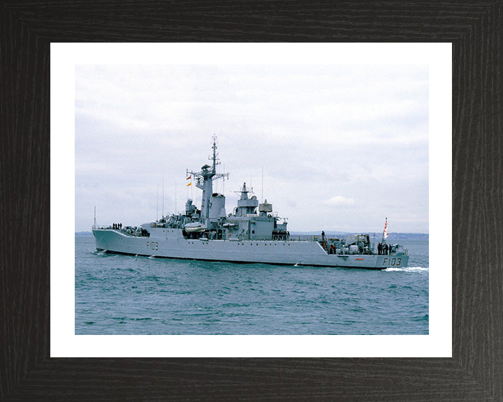 HMS Lowestoft F103 | Photo Print | Framed Print | Rothesay Class | Frigate | Royal Navy Hampshire Prints