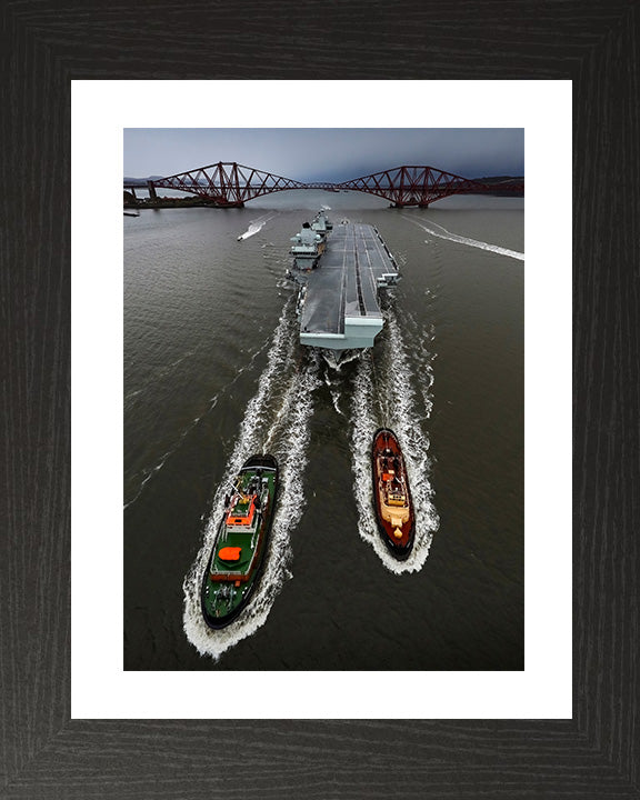 HMS Queen Elizabeth R08 Royal Navy Queen Elizabeth Class Aircraft Carrier Photo Print or Framed Photo Print - Hampshire Prints